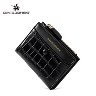 David Jones Paris Crocodile Pattern PU Leather Wallet Card Holder Organiser for Women and Gilrs