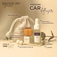 BOUGIE SENSES Premium Quality Car Diffuser Car Perfume Car Fragrance Air Freshener Vent Clip Pewangi