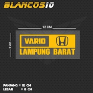 WEST LAMPUNG CUTTING STICKER V4RIO LMPG/