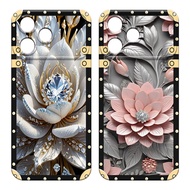 Softcase Compatible For OPPO A6C 4G 2026 - Case OPPO A6C 4G 2026 Silicone Procamera Kekinian Flower 