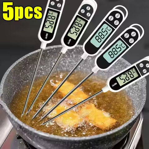 Digital Kitchen Thermometer LCD Display TP300 Electronic Food Thermometer LCD Display Digital Temper