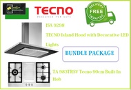 TECNO HOOD AND HOB BUNDLE PACKAGE FOR ( ISA 9298 &amp; TA 983TRSV) / FREE EXPRESS DELIVERY