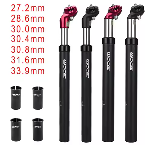 ZOOM Suspension Seatpost Shock Absorber Damping Alu MTB Mountain Bike Bicycle Seat Post 27.2 28.6 30