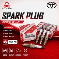 TOYOTA GENUINE SPARK PLUG SC16HR11 ( 4PCS ) FOR BEZZA 1.3 / VIOS NSP151 ( 2NR-FE ) / SIENTA NSP170 /