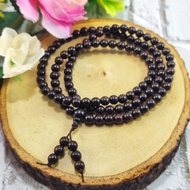 108 BLACK XUEDAN WOOD ROSARY D07