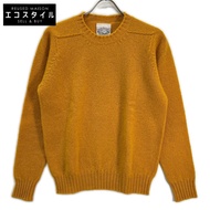 Jamieson's Marigold Shetland 羊毛圓領針織衫 MK838C M [二手]