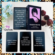 Naked Truth Oracle Card | Meaning on the Cards | Standard Big Size 12x7cm | Divination Cards | Fortu