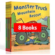 [SG] Busy Wheels Vehicle Children Story Book Ambulance Police Car Monster Truck Digger Tractor Racin