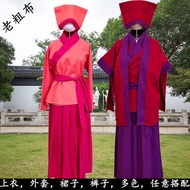 People Ancient Costume Lady Village Girl Coarse Cloth Tang Suit Shop Xiaoer Cotton Linen Maid Tea Ar