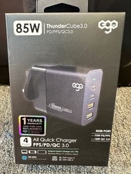 原裝現貨🔥 EGO 85W Thunder Cube 3.0 雙PD 3.0 +雙QC 3.0輸出充電器 香港行貨