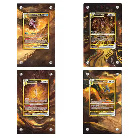 New Pocket Monster Arceus Card Brick Giratina Dialga Palkia Vstar Anime Game Collection Card Display