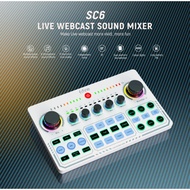 Professional Live Sound Card Sound Board Sound Mixer Board Lighting Effect Broadcast