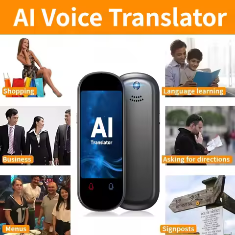 Z2 AI Voice Translator Portable 3.1 Inch Touch Screen Real Time Translator Support Offline/Photo Lan