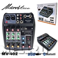 Mixer MicroVoice MV 402 4 Channel Bluetooth -USB