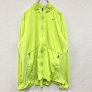 古著耐吉運動外套/球衣，附Swoosh標誌，黃色，XL碼
