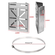 [YAFEXHM]Stainless Steel Vertical Pole Mount for EufyCam S4/S340/E42/E30 CCTV Bracket