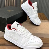 Pure Original High-Quality AJ1 Low-Top Black Purple Couple All-Match Trendy Men Women Sports Casual 