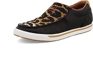 Women's Slip-On Kicks Shoes, Black & Cheetah, 7