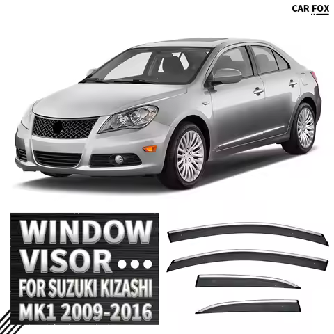 For Suzuki Kizashi 2009-2016 Car Window Visor Awning Shelters Windshield Side Window Rain Sun Shade 