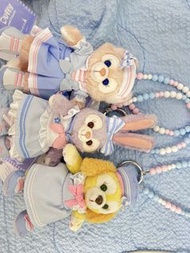 一套$250 2026 春日啟航 達菲 Duffy 與好友 玲娜貝兒 LinaBell Stella Cokkie 絨毛 吊飾 鑰匙圈 -香港迪士尼樂園