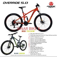 Sepeda Gunung 275 Inch MTB PACIFIC OVERRIDE 5.0 Alloy Full Suspensi