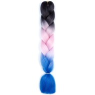 Rambut Palsu Model Kepang Jumbo Gaya Afrika Warna Ombre Ukuran 24 Inch