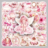 10/50 Pink Fairy Tale Fantasy Stickers Guka Cup DIY Waterproof Decorative Stickers