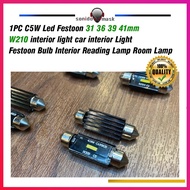 1PC C5W Led Festoon 31 36 39 41mm W210 interior light car interior Light Festoon Bulb Interior Readi