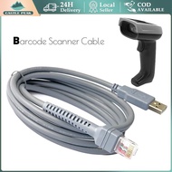 USB Symbol Barcode Scanner Cable 2 meters Ls1203 Ls2208 Ls4208 Ls3008 DS3400 DS3578 DS9808 DS6700