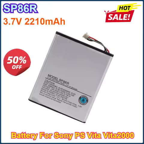 SP86R 3.7V 2210mAh Battery Pack for New PSV2000 SP86R For Sony PS Vita Vita2000 V 2xxx 2000 Pch-2007