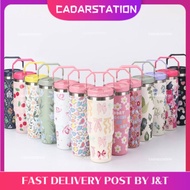 CS_ 900ml Tumbler Thermos Bottle with Straw Aesthetic Tumbler Botol Air Tahan Sejuk Aquaflask Tumble