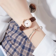 ✆✒ Women Casual Leather Strap Small Quartz Watch Jam Tangan Wanita Prempuan