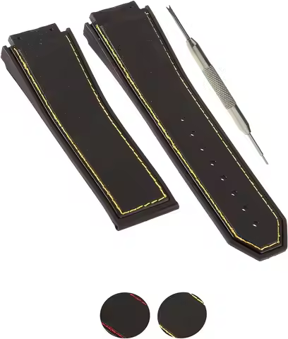 28mm Rubber Silicone Watch Band Strap Replacement Tool Compatible With 48mm Hublot F1 King Power | S