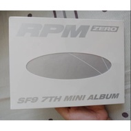 Sealed RPM Zero Vers SF9 7th Mini Album