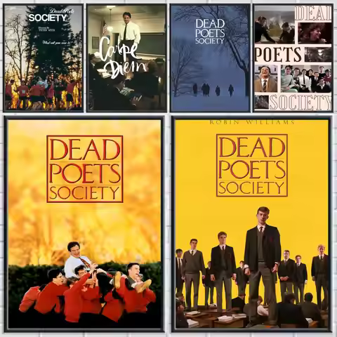 Dead Poets Society Classic Movie Poster Perfect Sticker Self Adhesive Wall Art Designed for Home Off