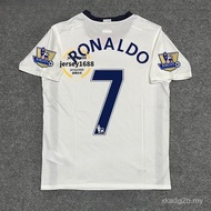 2008/09 Manchester United Away Champions League Retro Jersey Ronaldo Football Jersey Custom T-Shirt