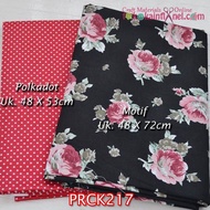 KATUN Prck217 Couple Cotton Patchwork 217 Motif Size 48x72cm Polka Dot Size 48x53cm