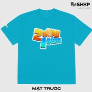 2 Days 1 Night T-Shirt / Blue (Blue T-Shirt) - Free 1 corner card