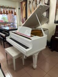 【名琴樂器】Yamaha G5 平台三角演奏鋼琴 - 白色 (二手)