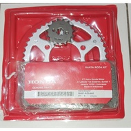 GEAR SET+CHAIN 6 HOLES CB150R LED CBR 150 LED CB 150 R LED (6 K BOLT HOLES)