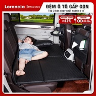 6D car back seat cushion made of high quality leather, folding car bed, folding leather car cushion 