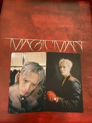 Jackson Wang Magic Man 小卡兩張