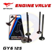 Engine Valve for Rusi GY6 125, Motorcycle Engine Valve Intake and Exhaust GY6 125 parts