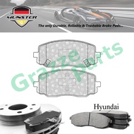 Münster Disc Brake Pad Front for Hyundai i10 PA 1.1 1.2 2008-2013 G4HG