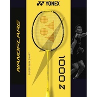 YONEX NANOFLARE 1000Z Badminton Racket Full Carbon 4U Ultra 26-30Lbs Speedy Attacking Badminton Rack