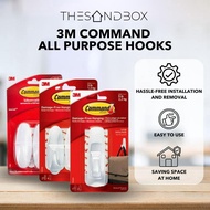 3M Command All Purpose Hooks [ Easy Install Adhesive Wall Hooks Home Organizer ]