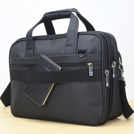 Business Briefcase Men's Laptop Bag Extra Large Capacity Oxford File Business Bag Business Trip Mess