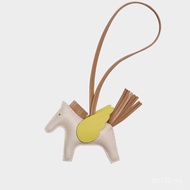 Keychain Pony Imported Pendant High-End Pendant Handmade Pendant Rodeo Sheepskin Bag Pegasus Rider H