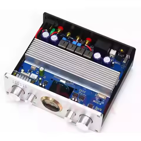 sunbuck TPA3255 Digital 300W Power Amplifier Fiber Coaxial USB Computer Decoding Bluetooth 5.0 Remot