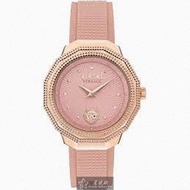 VERSUS VERSACE手錶，編號VV00363，38mm玫瑰金錶殼，粉紅錶帶款_廠商直送
